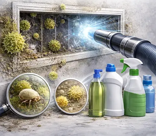 Mold, Dust & Allergen Removal from Air Ducts in Plano, TX