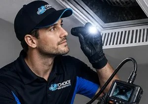 Air vent inspection Plano TX
